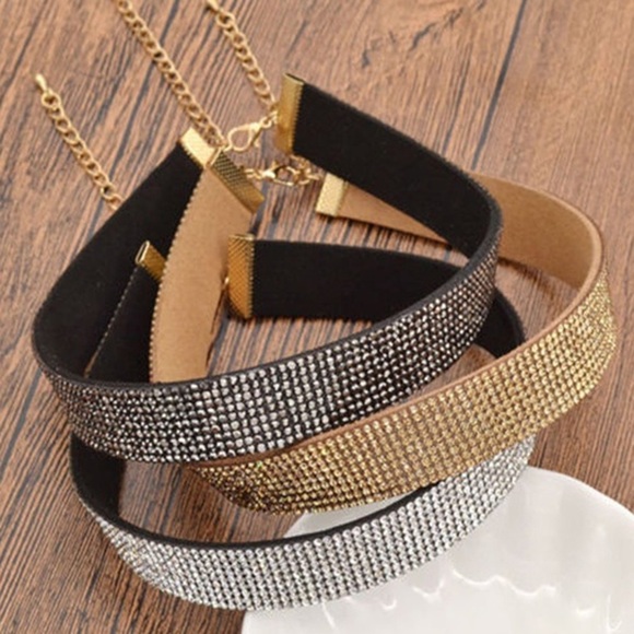 White Diamond Choker - Picture 4 of 5